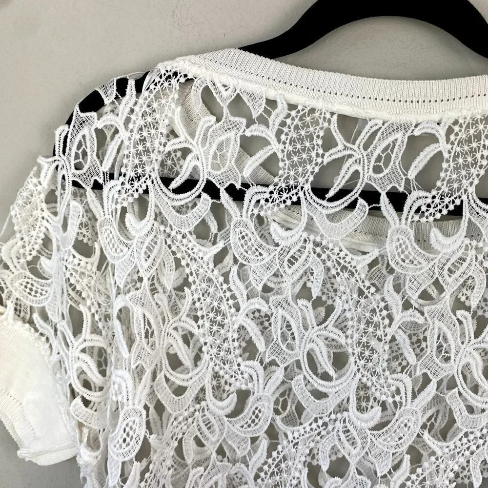 Zara crochet cropped